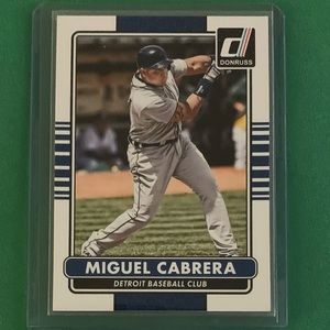 Miguel Cabrera [Tigers] #87 2015 Donruss Baseball Trading Card